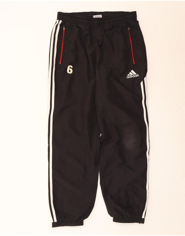 Pantaloni da tuta da uomo Adidas Joggers UK 38/40 Medium Nero Poliestere