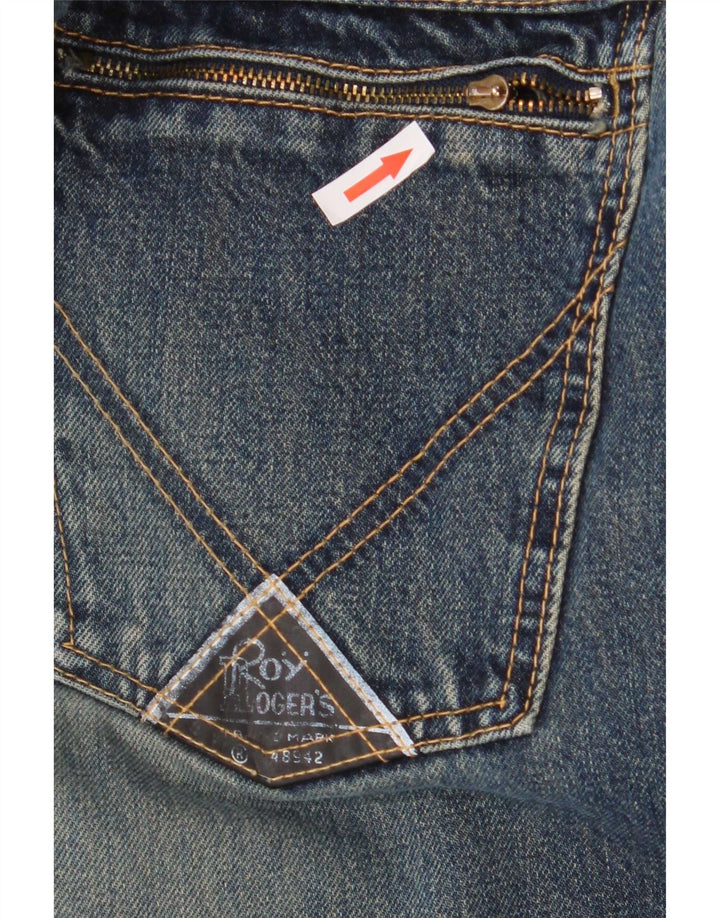 Jeans dritti da uomo Roy Rogers W36 L36 cotone blu