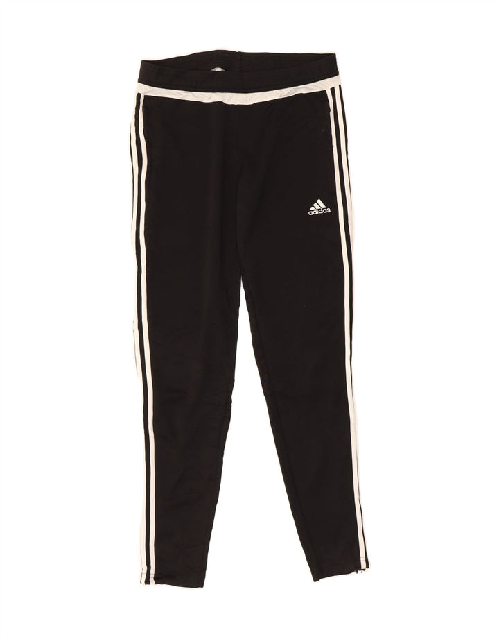 ADIDAS Womens Climacool Tracksuit Trousers UK 12/14 Medium Black Polyester Vintage Adidas and Second-Hand Adidas from Messina Hembry 