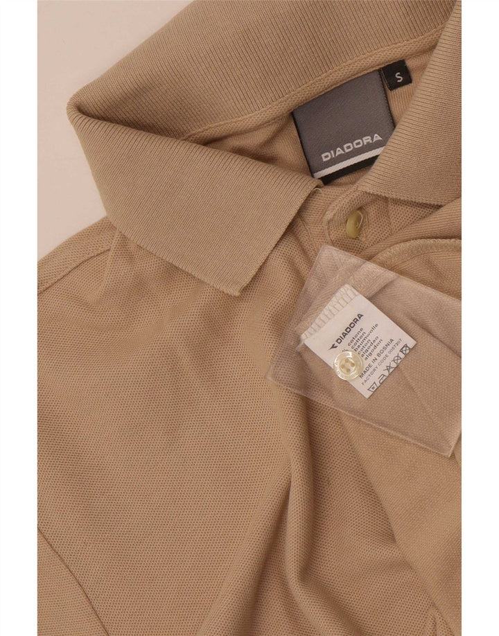 Polo Diadora Uomo Small in Cotone Beige