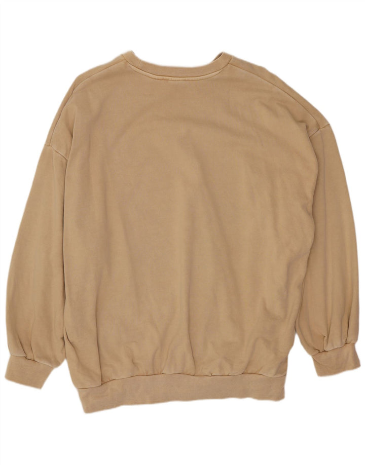 Levi's Uomo Felpa oversize con grafica Maglione piccolo in cotone beige