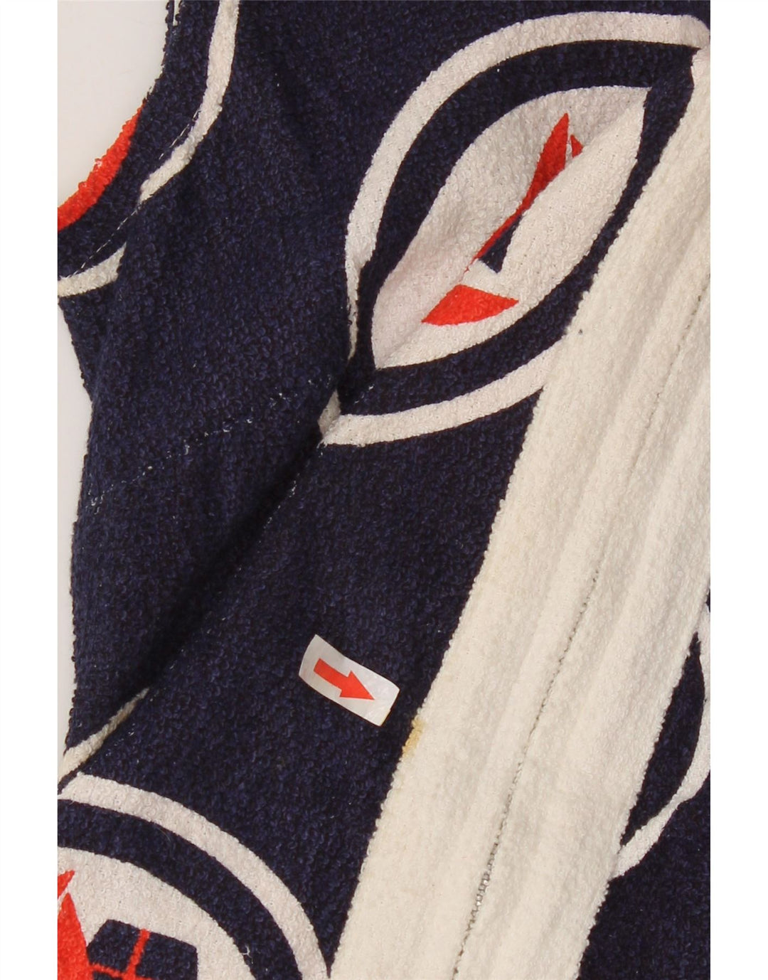 Abito a trapezio senza maniche da donna Luna IT 44 Blu navy medio geometrico