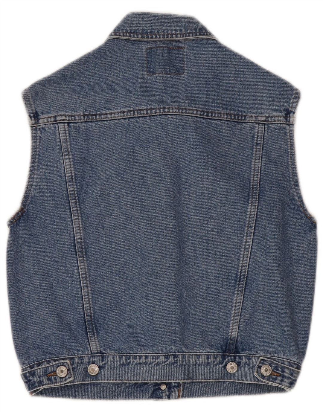 Gilet in denim da donna Casucci UK 12 blu medio