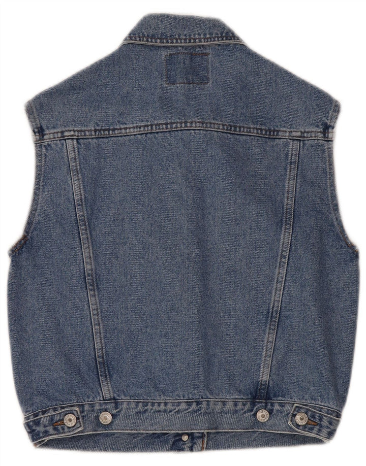 Gilet in denim da donna Casucci UK 12 blu medio