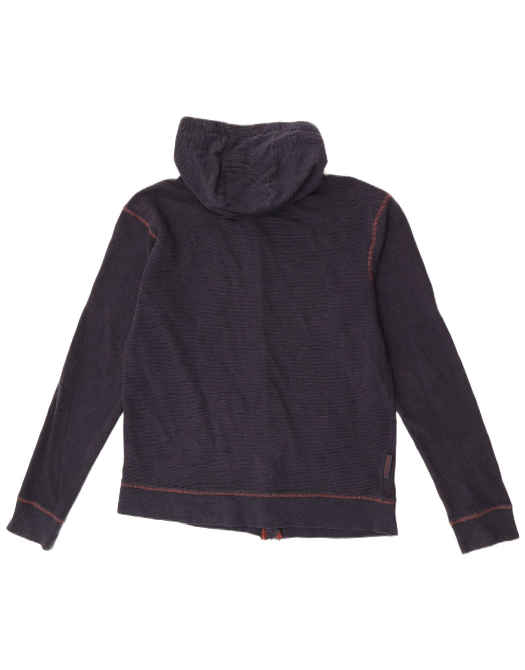 Maglione con cappuccio e zip da uomo Mountain Warehouse in cotone blu navy medio