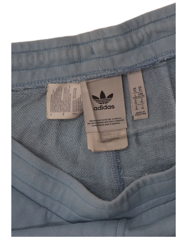 Pantaloncini sportivi ADIDAS da uomo XL in cotone blu