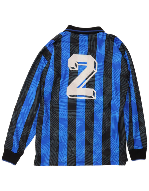 Maglia da uomo LOTTO Atalanta 1991-1993 Home Top Sport a righe blu medio