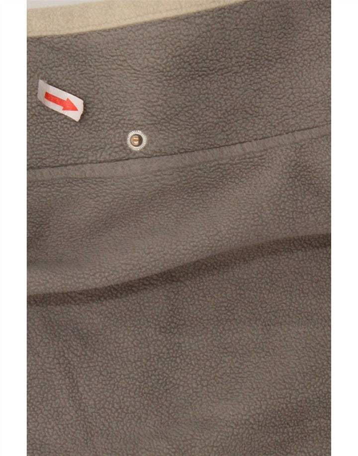 Giacca in pile foderata da uomo Spalding UK 42 XL Poliestere color block grigio