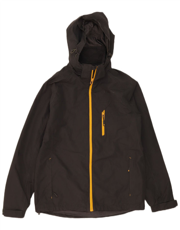 Giacca antipioggia da uomo con cappuccio Mountain Warehouse UK 36 Small Poliestere nero
