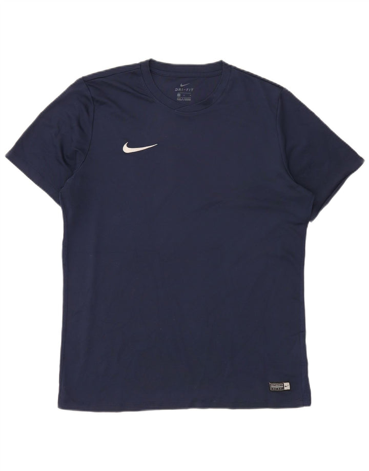 T-shirt Nike Dri Fit da uomo, taglia grande, blu navy