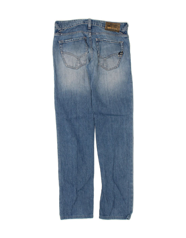 GAS Mens Straight Jeans W29 L31 Blue