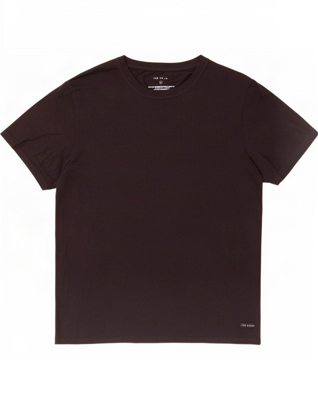 T-shirt da uomo Ted Baker Top grande in cotone nero