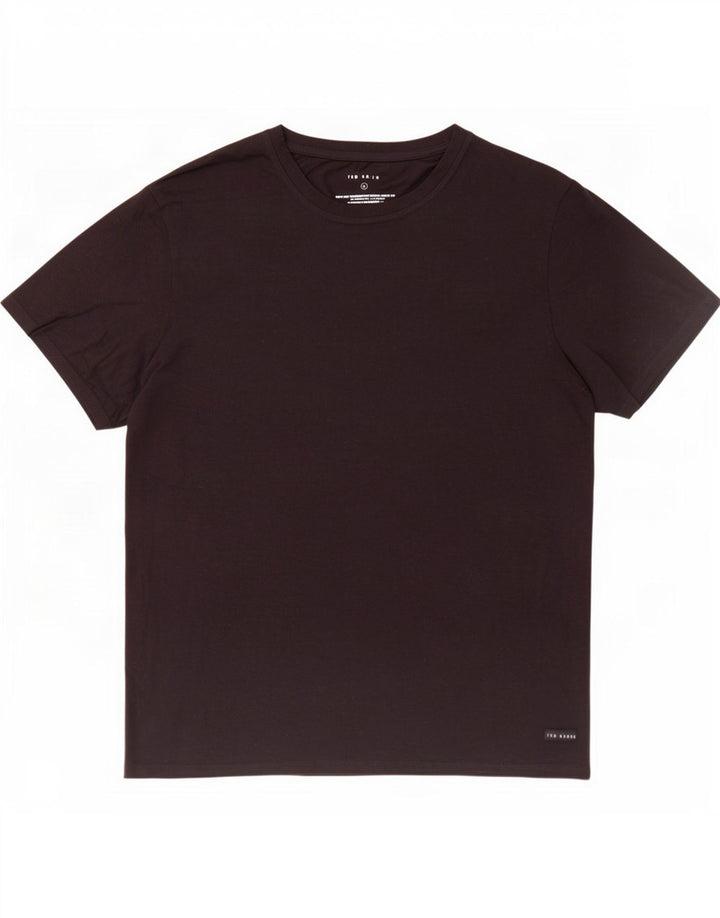 T-shirt da uomo Ted Baker Top grande in cotone nero
