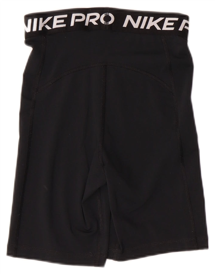 Pantaloncini sportivi grafici NIKE da donna Dri Fit UK 4 XS poliestere nero
