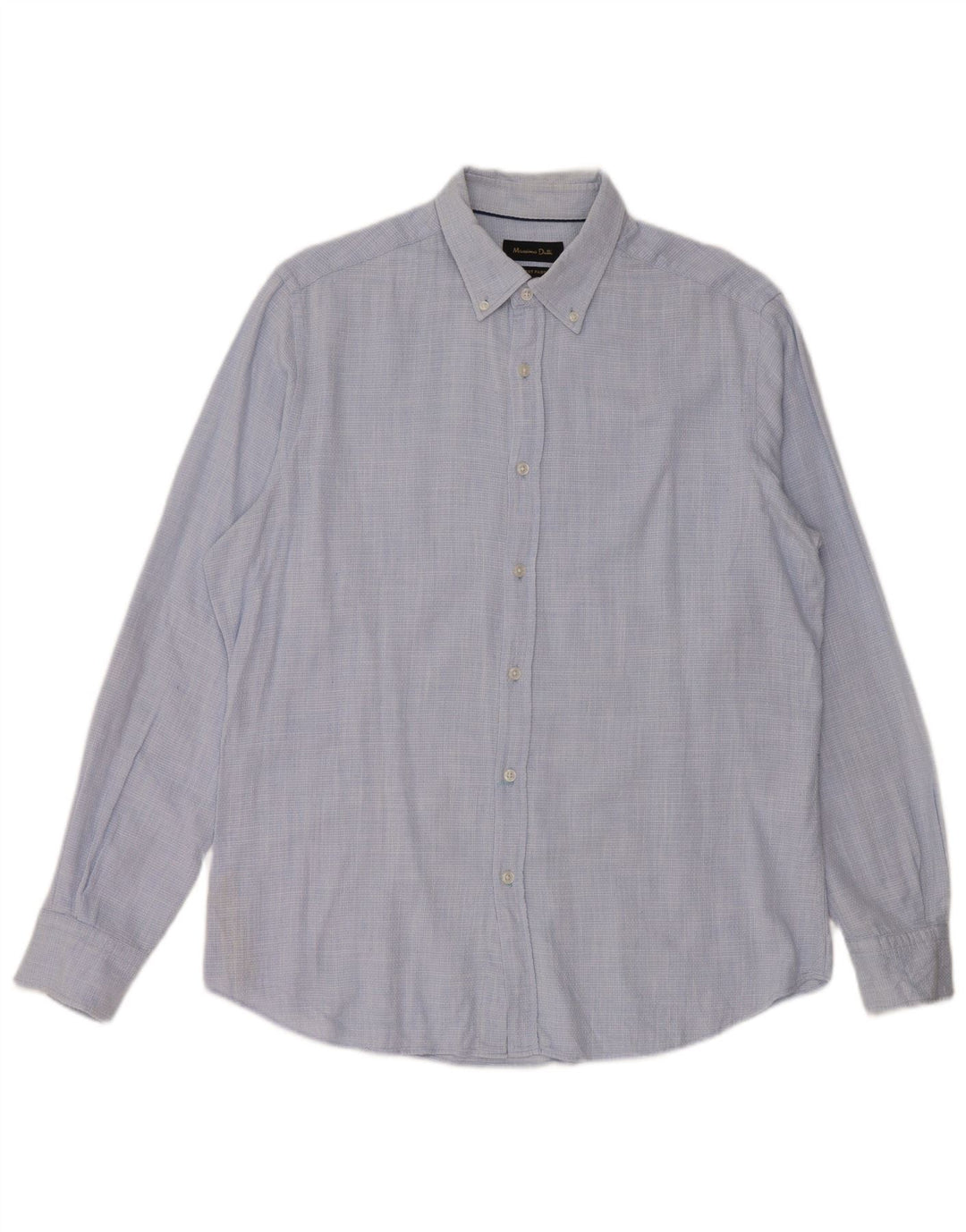 Camicia Uomo Massimo Dutti Large Blu Cotone