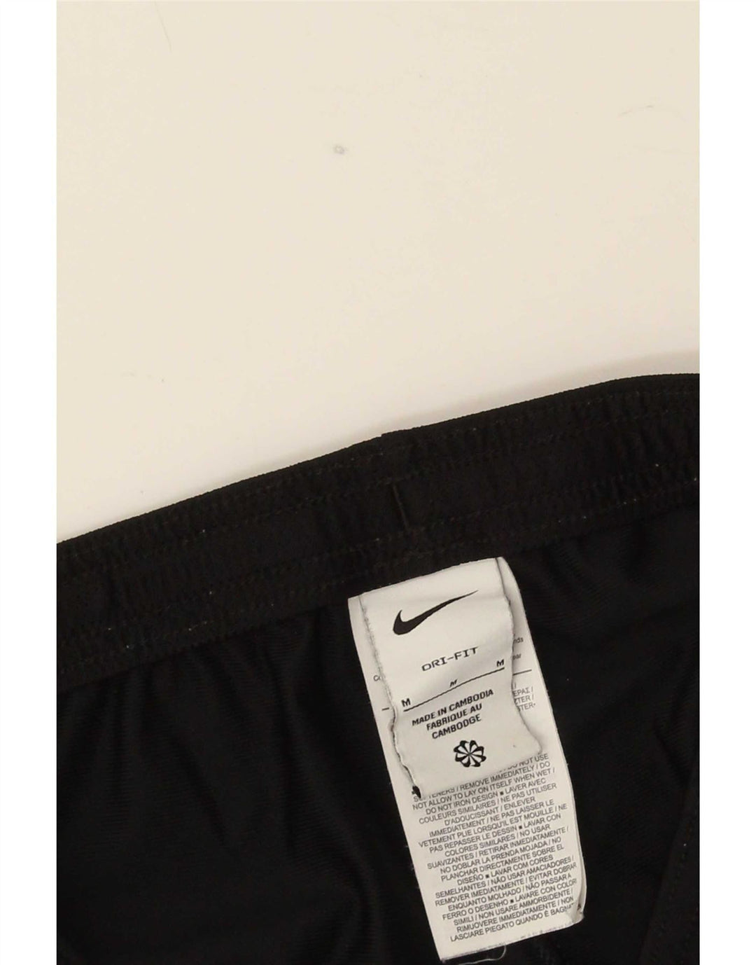 Pantaloni da tuta Nike Dri Fit da uomo, poliestere nero medio