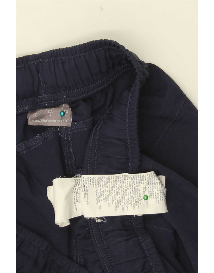 Pantaloncini sportivi da uomo Puma Large in poliestere blu navy