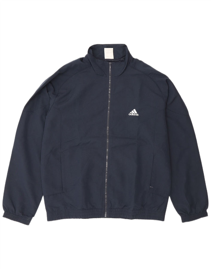 Tuta intera da uomo Adidas UK 42/44 Large Blu Navy Poliestere