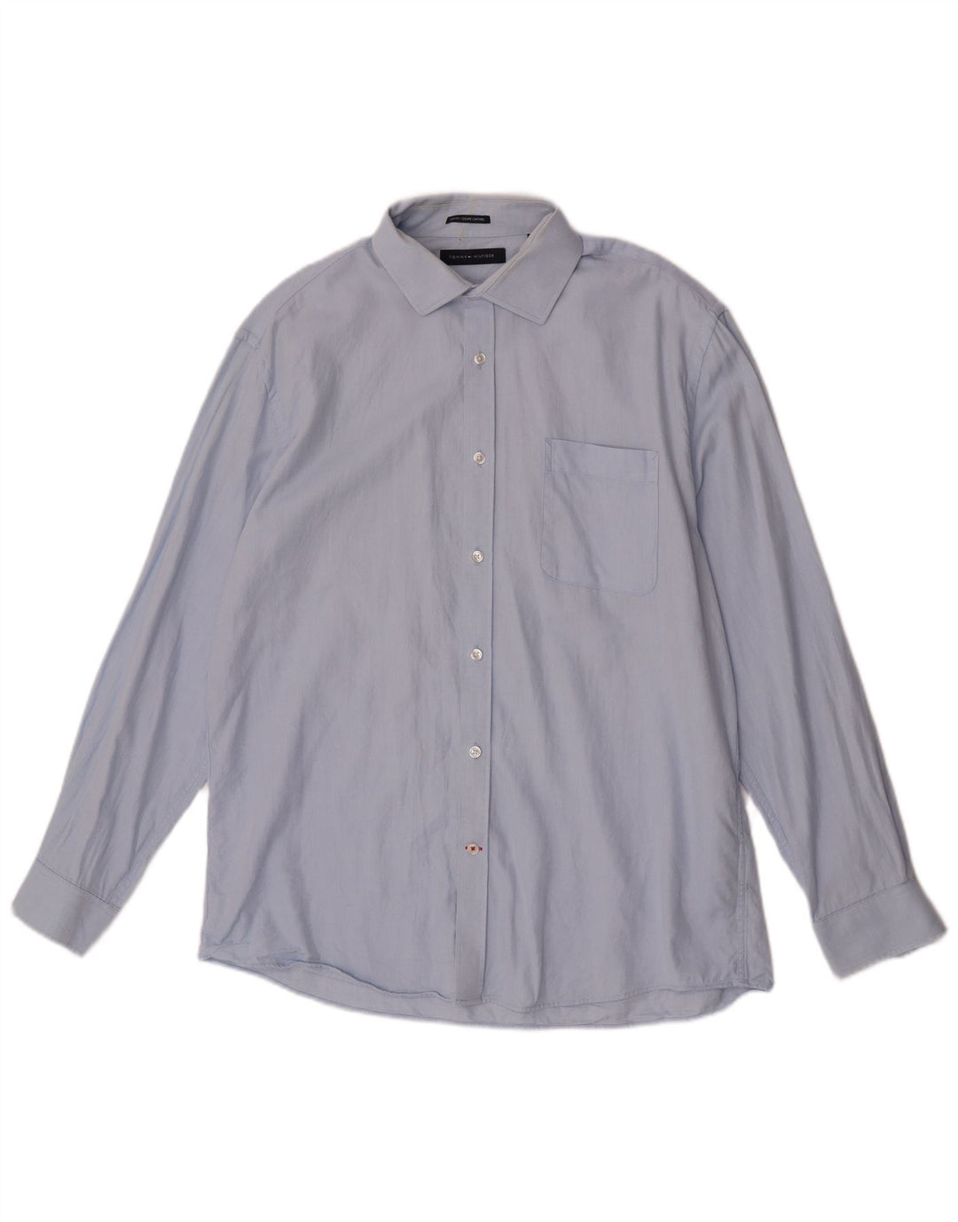 Camicia slim fit da uomo Tommy Hilfiger taglia 16 1/2 grande blu