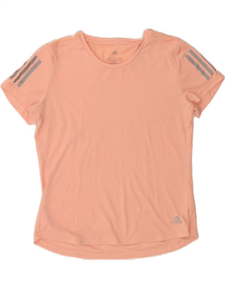 ADIDAS Womens Climacool T-Shirt Top UK 16/18 Large Pink Polyester Vintage Adidas and Second-Hand Adidas from Messina Hembry 