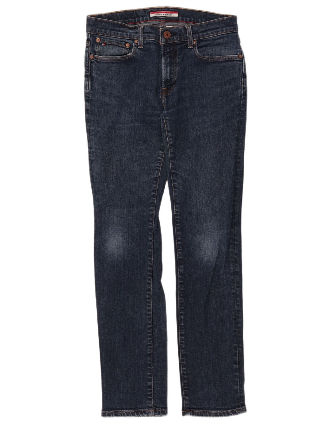Jeans slim da uomo Tommy Hilfiger W30 L32 Blu Navy