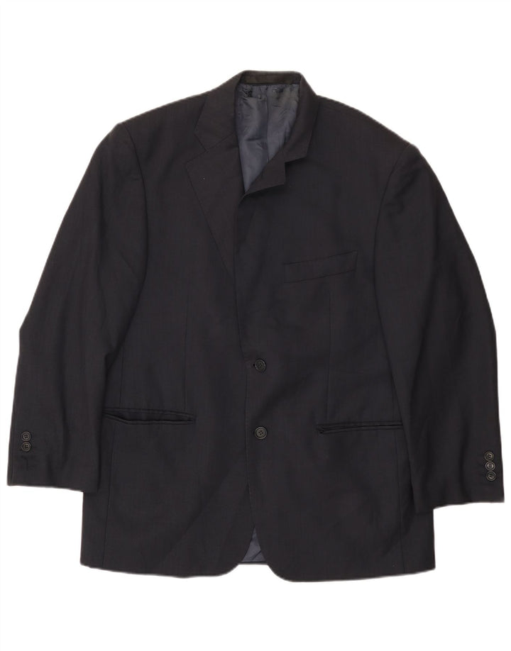 Giacca blazer a 2 bottoni da uomo Marks & Spencer UK 40 medio blu navy