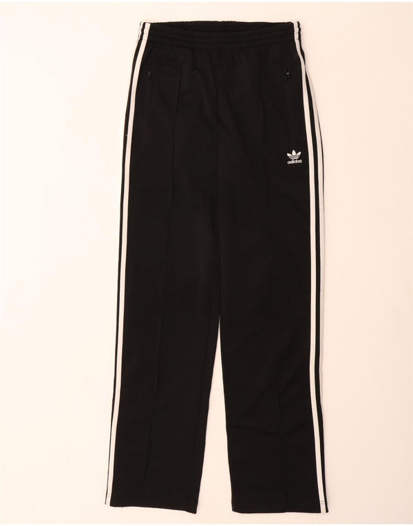 Pantaloni della tuta da donna Adidas UK 8 Small Poliestere nero