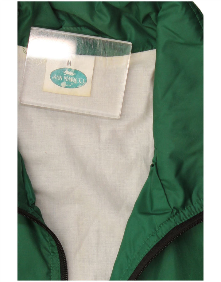 Giacca da tuta da uomo con cappuccio San Marco, colore verde medio