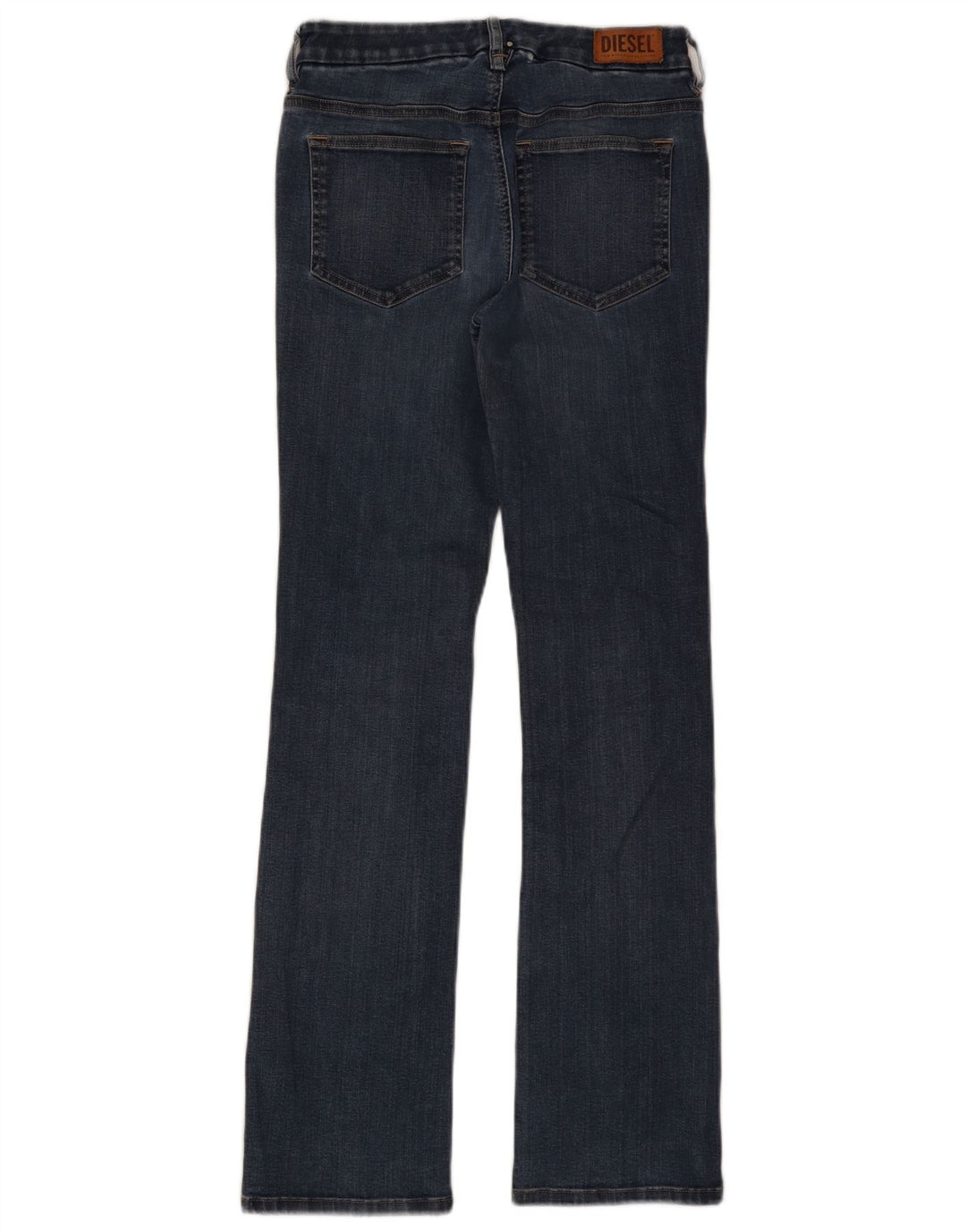 Jeans dritti da donna Diesel W27 L30 cotone blu