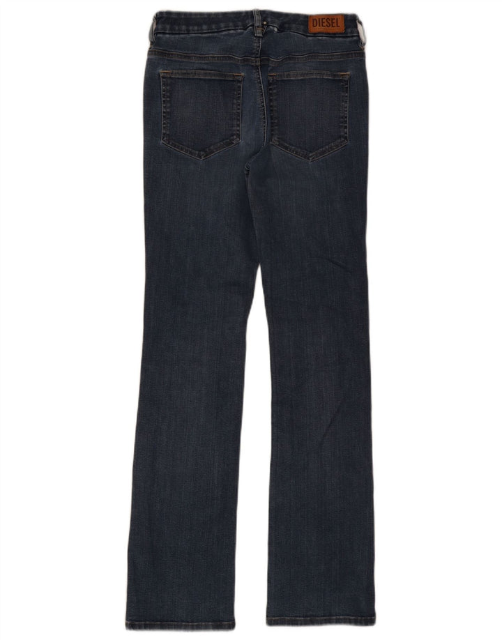 Jeans dritti da donna Diesel W27 L30 cotone blu