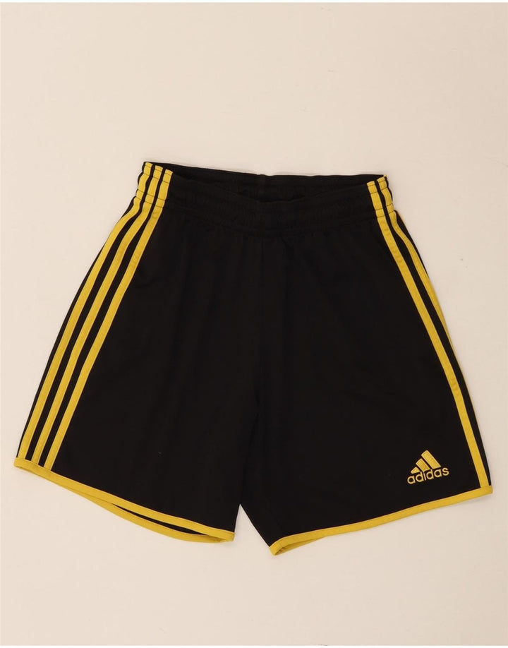 Pantaloncini sportivi Adidas Climalite da uomo piccoli in poliestere nero