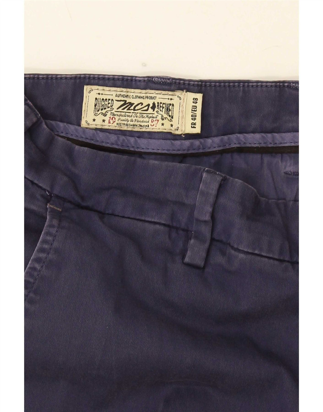 Pantaloni chino da uomo Marlboro Classics EU 48 medio W32 L34 blu navy