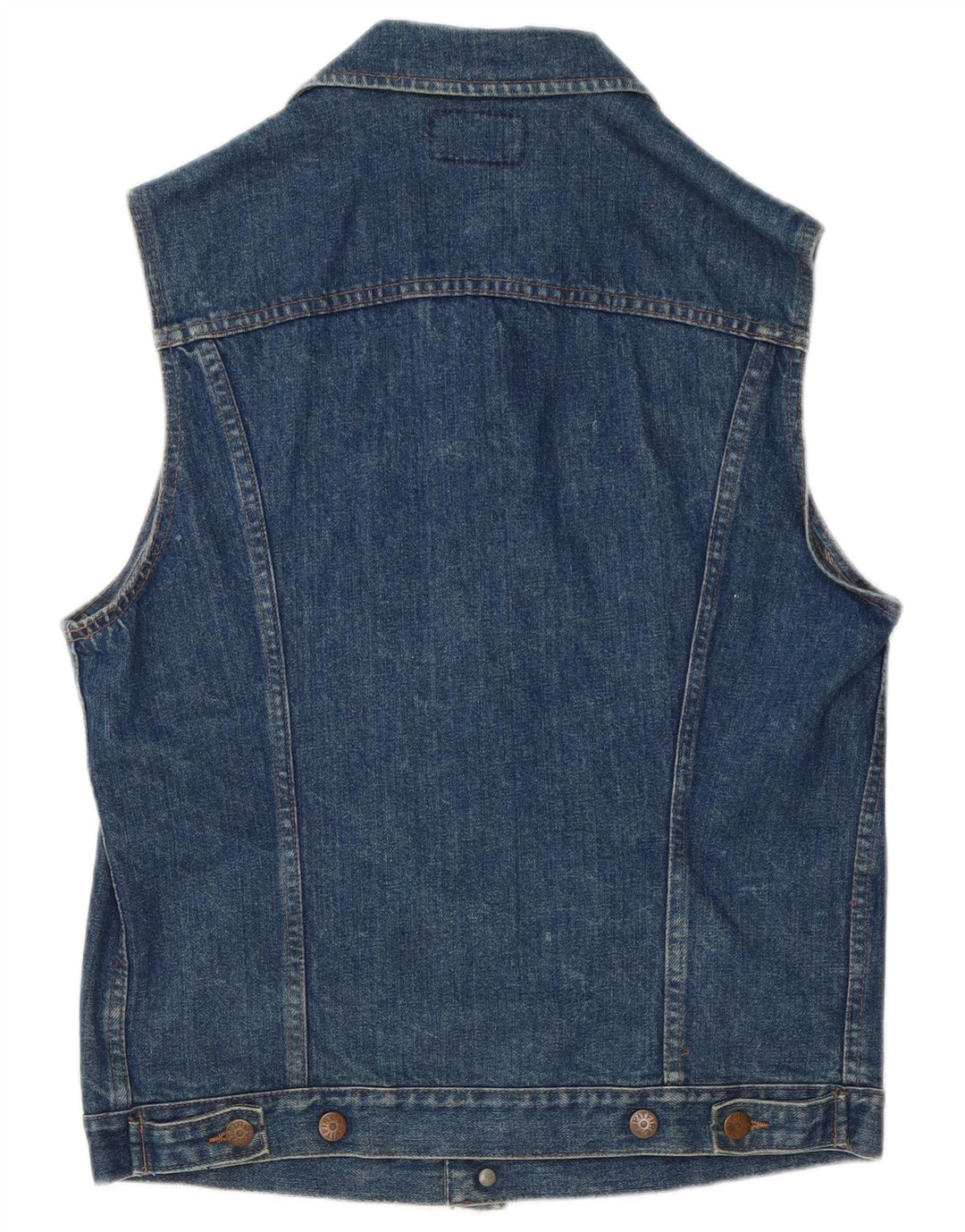 Gilet in denim da uomo Spitfire UK 38 medio blu navy