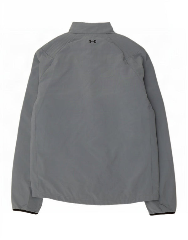 Giacca da tuta da uomo Under Armour Cold Gear, grande, in poliestere grigio