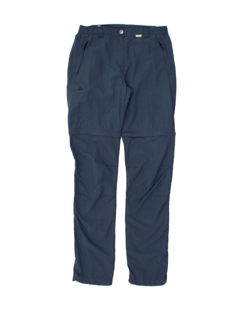 REGATTA Womens High Waist Cargo Trousers UK 10 Small W30 L32  Navy Blue Vintage Regatta and Second-Hand Regatta from Messina Hembry 