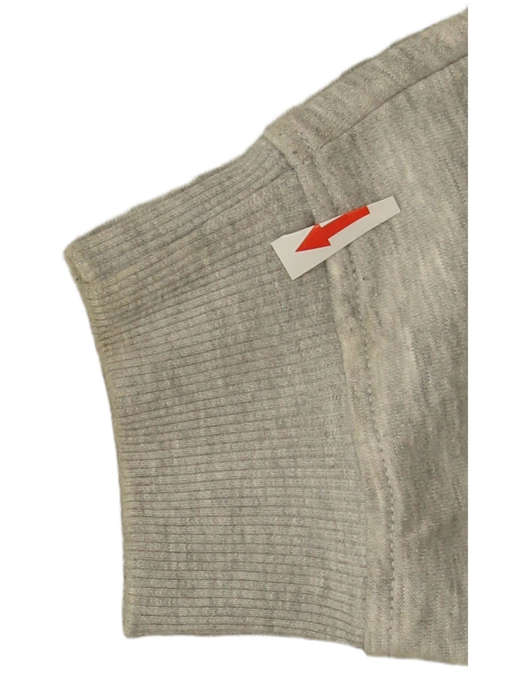 Felpa corta oversize da donna Zara UK 10 piccola grigia screziata