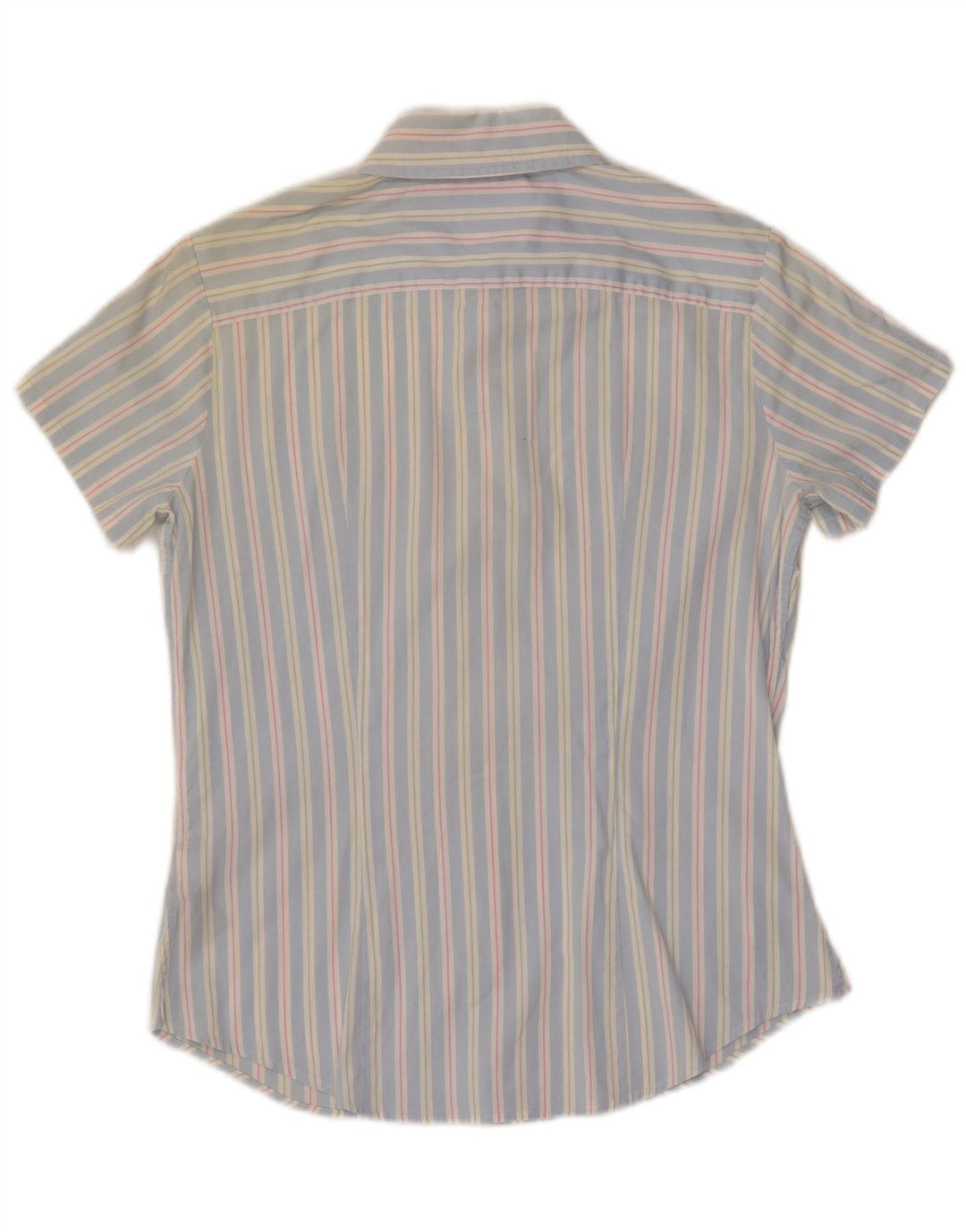 TOMMY HILFIGER Camicia a maniche corte da donna US 6 Cotone a righe blu medio