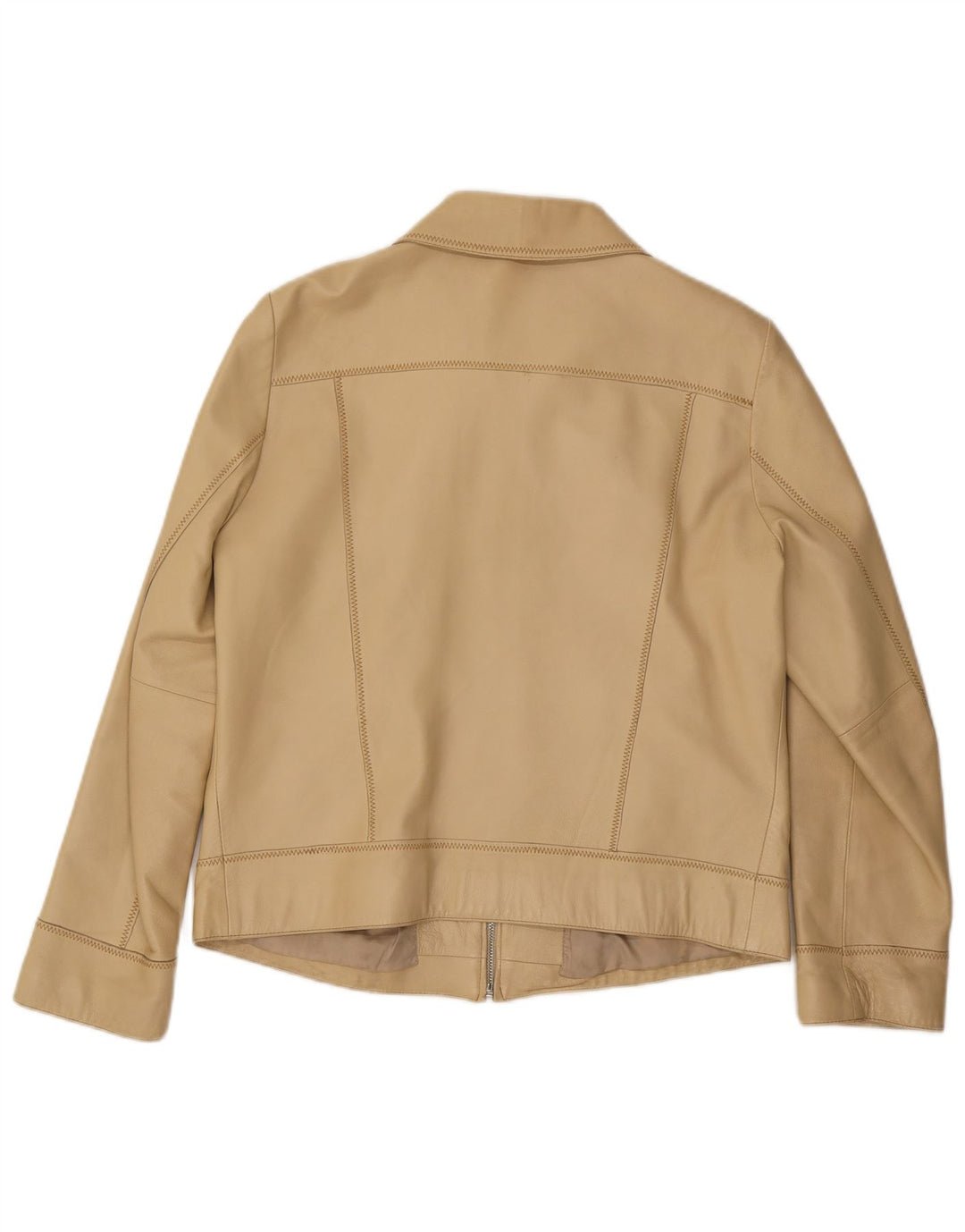 Giacca Pelle Donna Conbipel IT 48 XL Pelle Beige