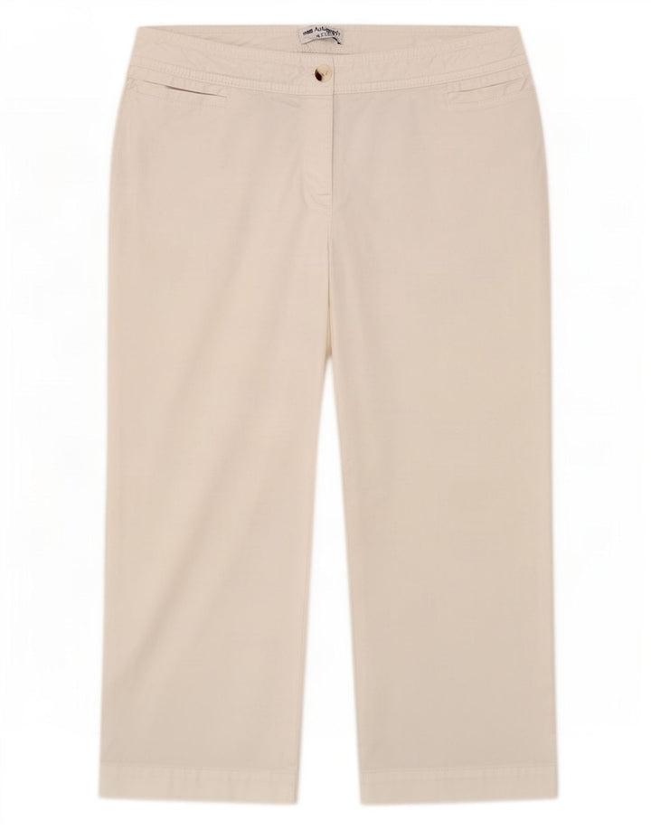Pantaloni Capri Autograph da donna Marks & Spencer W30 L20 bianchi