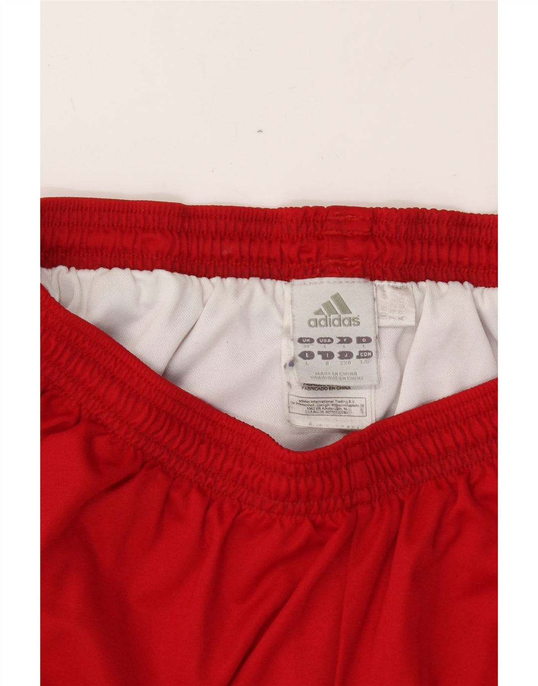 ADIDAS Mens Sport Shorts XL  Red Polyester Vintage Adidas and Second-Hand Adidas from Messina Hembry 