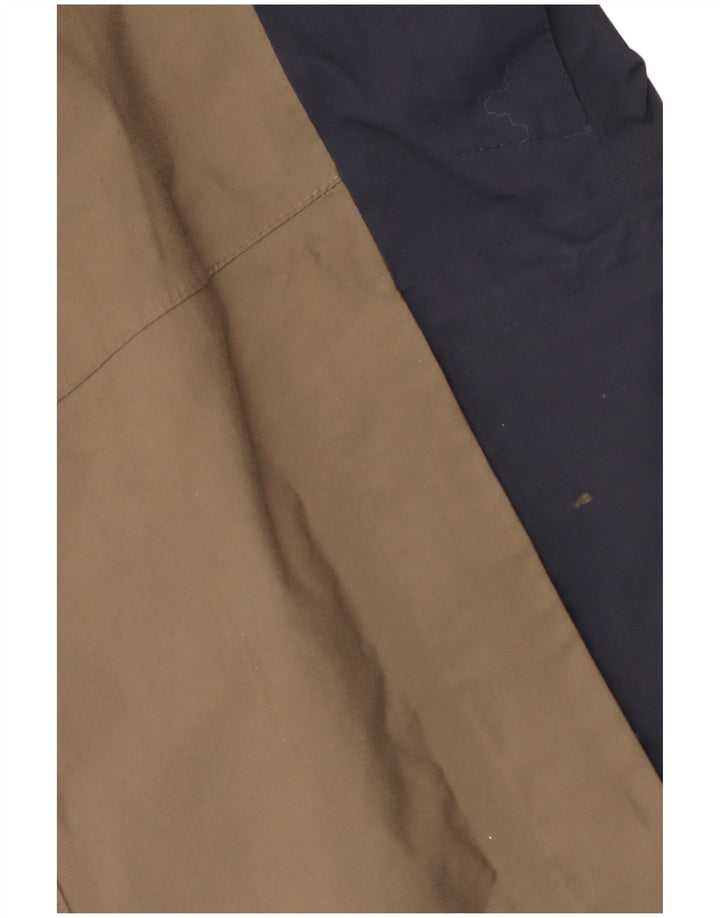 Giacca antipioggia con cappuccio da uomo Jack Wolfskin UK 36/38 Colorblock beige medio