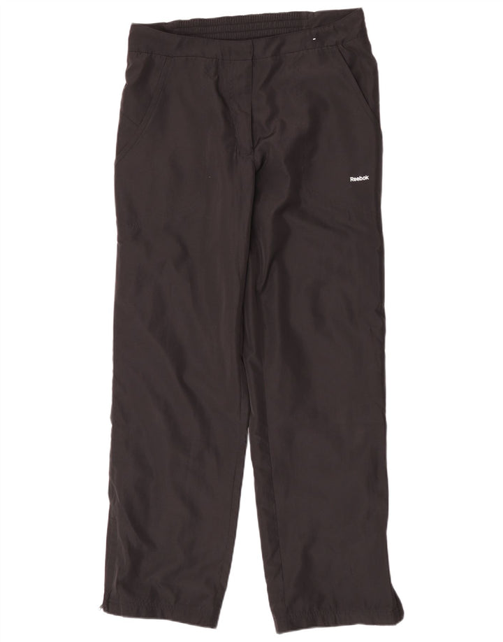 Pantaloni da tuta Reebok da donna UK 12 Medium Nero Poliestere