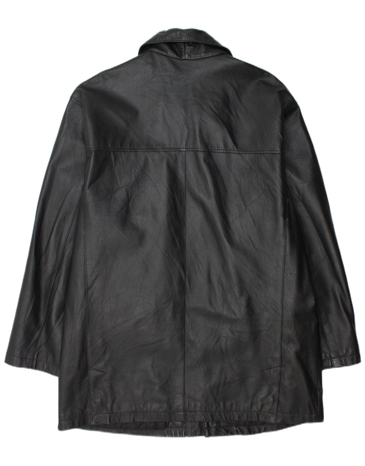 Giacca in pelle da uomo Metropolitan EU 54 2XL Pelle nera
