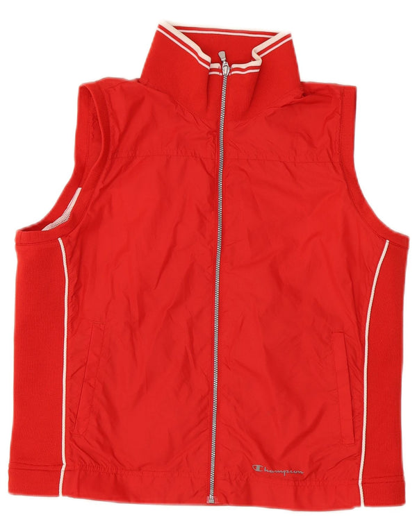 Giacca sportiva senza maniche da donna Champion UK 14 Medium Red Poliammide