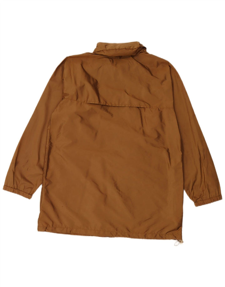 MAX MARA Giacca antipioggia oversize con cappuccio da donna per il fine settimana UK 8 Small Marrone