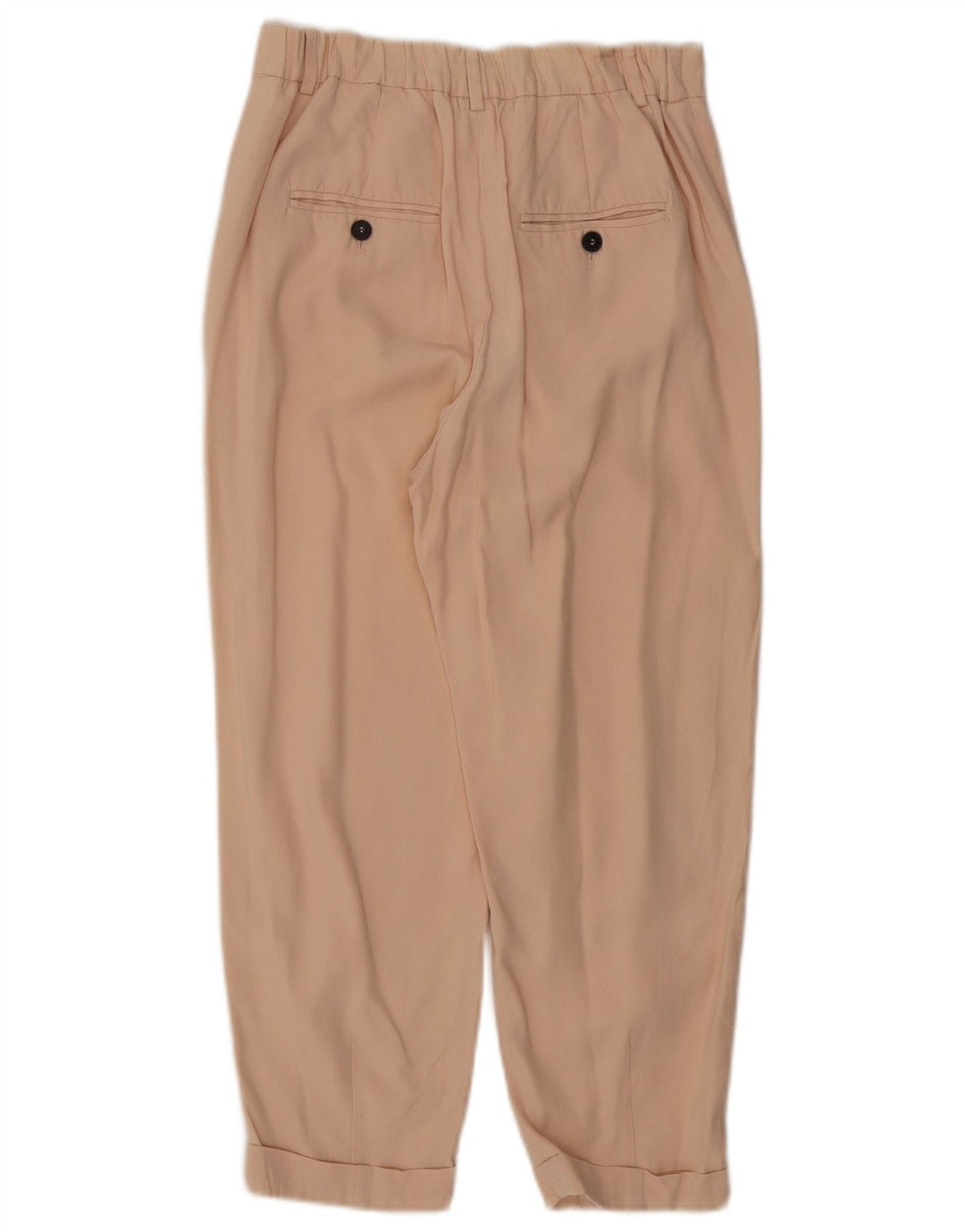 Pantaloni Capri con pegging da donna Zara piccoli W26 L22 Beige