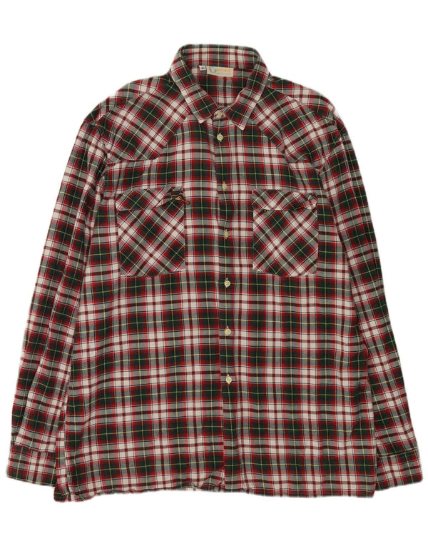 Camicia da uomo in flanella Univers taglia 45 XL multicolore