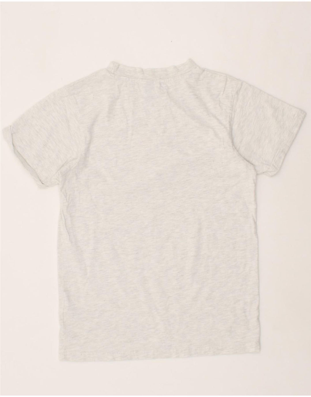 ELLESSE Womens Oversized T-Shirt Top UK 4 XS Grey Cotton Vintage Ellesse and Second-Hand Ellesse from Messina Hembry 