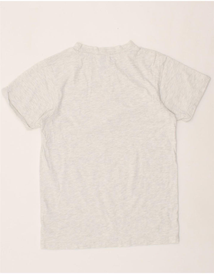 ELLESSE Womens Oversized T-Shirt Top UK 4 XS Grey Cotton Vintage Ellesse and Second-Hand Ellesse from Messina Hembry 