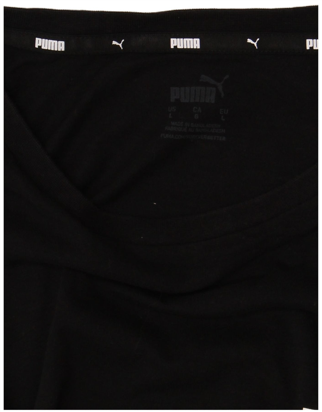 T-shirt grafica da uomo Puma Large nera